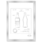 Coca Cola Bottle 1937, Silver Foil