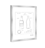 Coca Cola Bottle 1937, Silver Foil