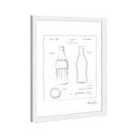 Coca Cola Bottle 1937, Silver Foil