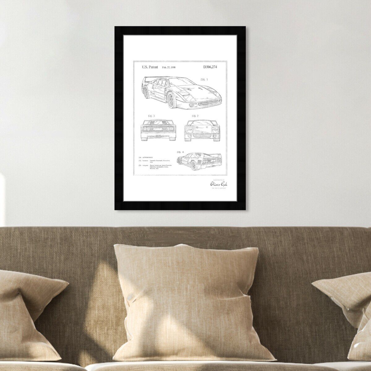 Ferrari F40 1990, Silver Foil