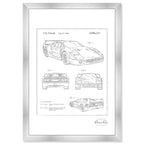 Ferrari F40 1990, Silver Foil