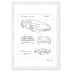 Ferrari F40 1990, Silver Foil