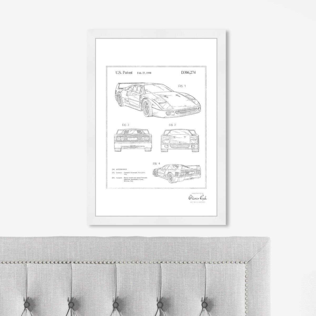 Ferrari F40 1990, Silver Foil