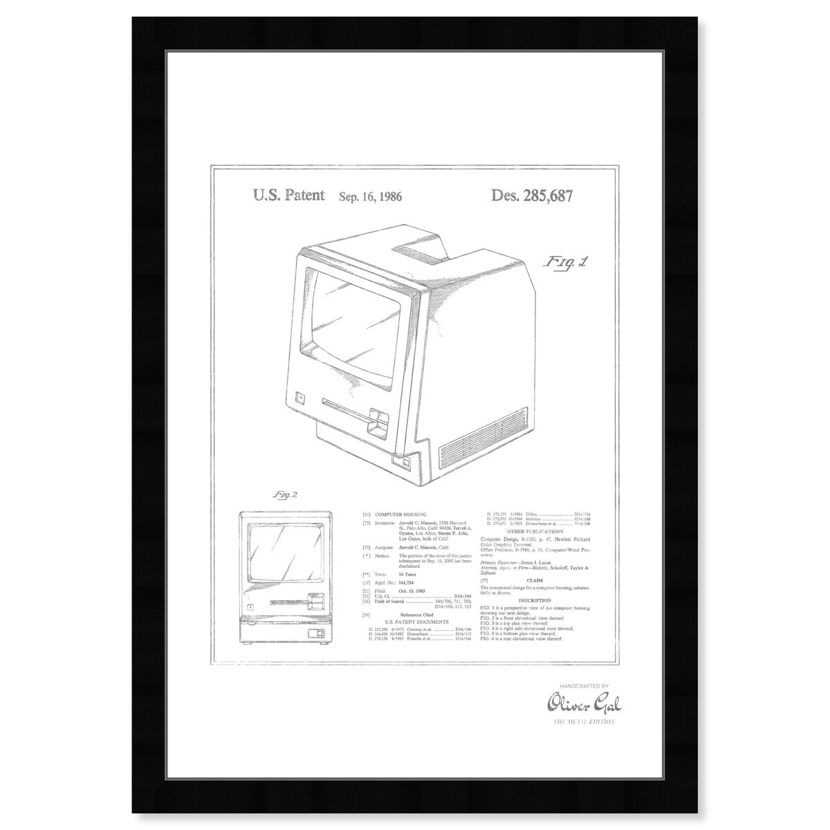 Apple Macintosh 128K 1986, Silver Foil Main image