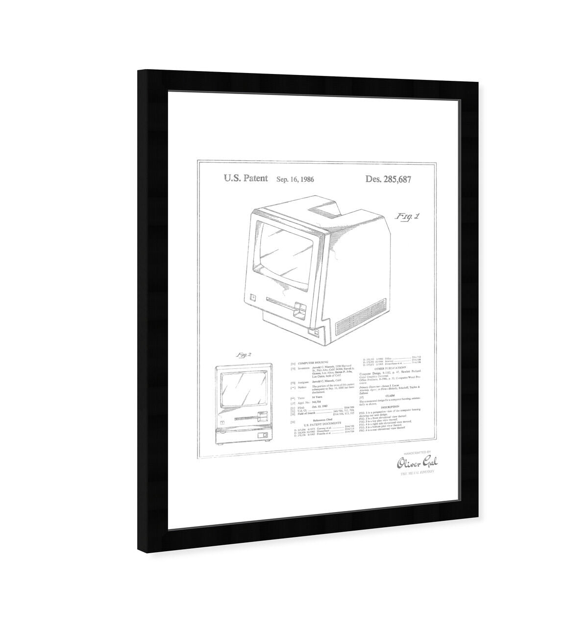 Apple Macintosh 128K 1986, Silver Foil