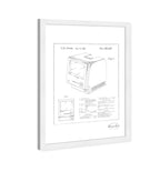 Apple Macintosh 128K 1986, Silver Foil