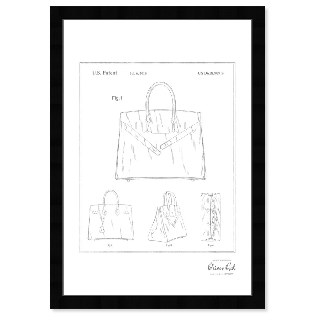 Birkin handbag 2009, Silver Foil Main image