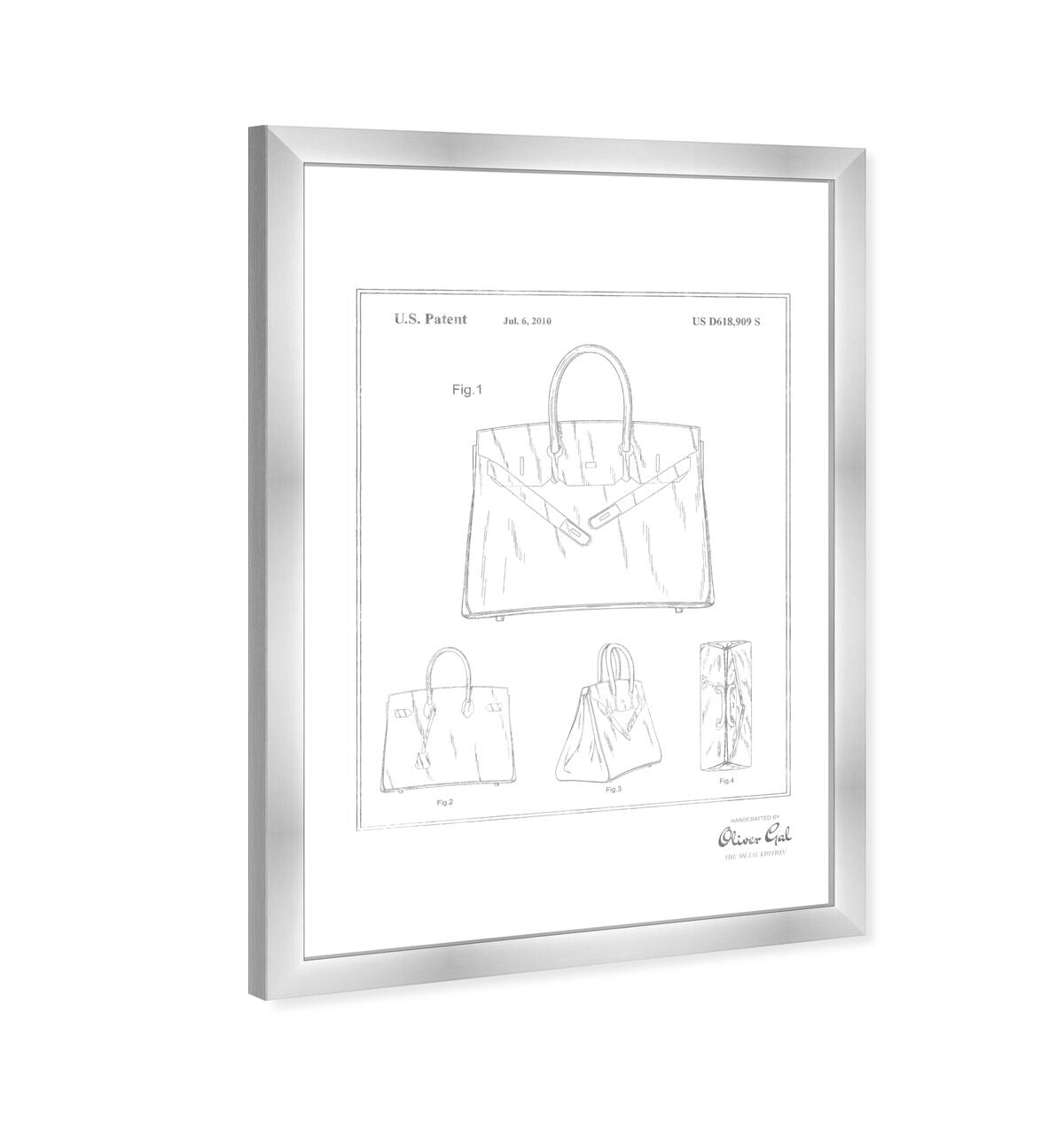 Birkin handbag 2009, Silver Foil