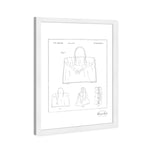 Birkin handbag 2009, Silver Foil
