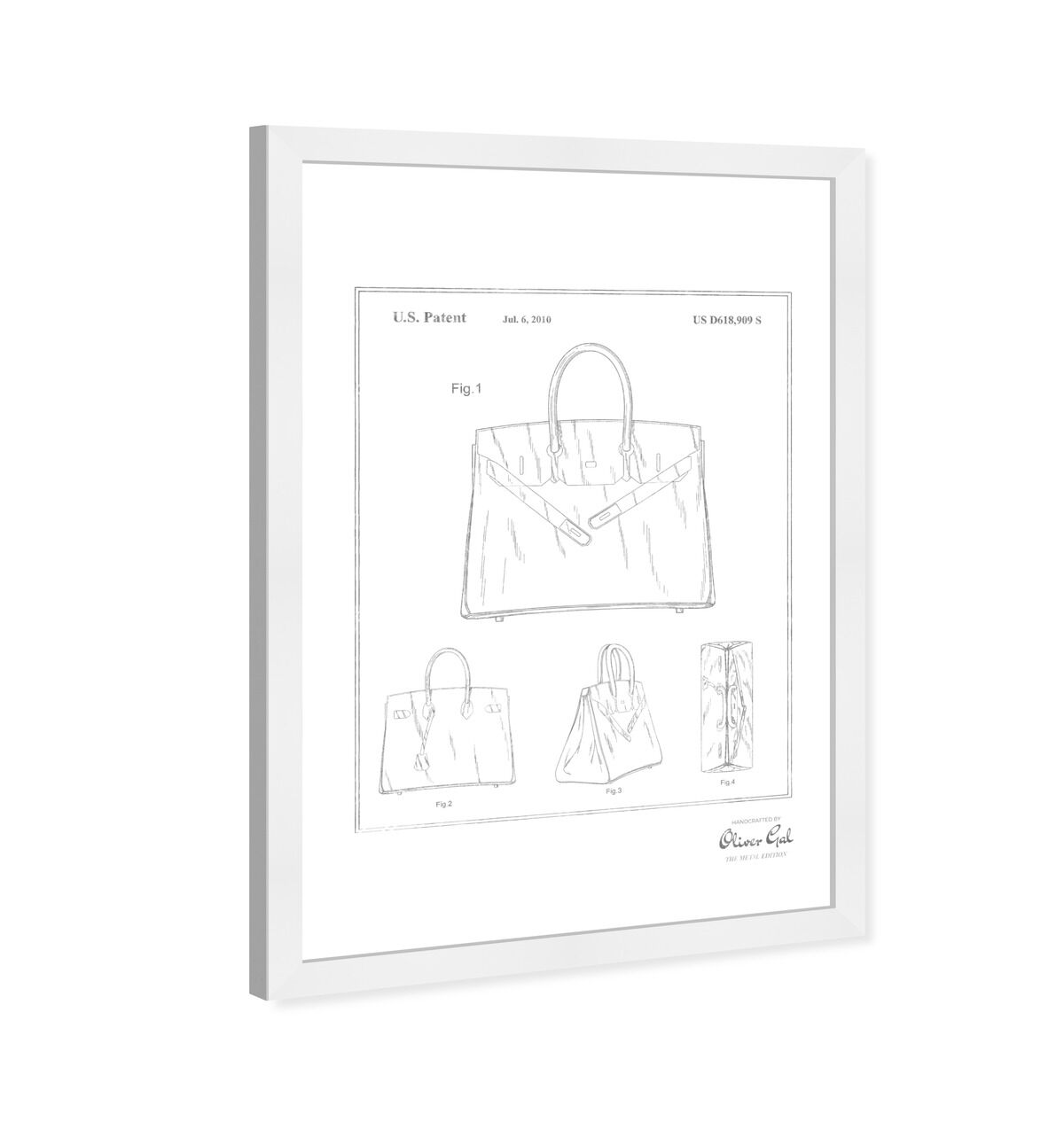 Birkin handbag 2009, Silver Foil