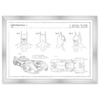 Batmobile and Accessories 19909, Silver Foil