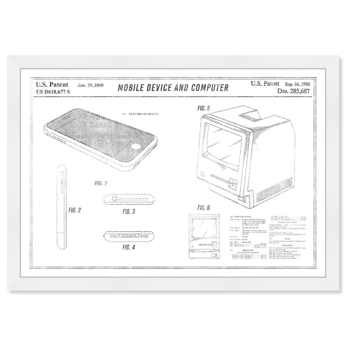 Mobile Device and Computer, Silver Foil