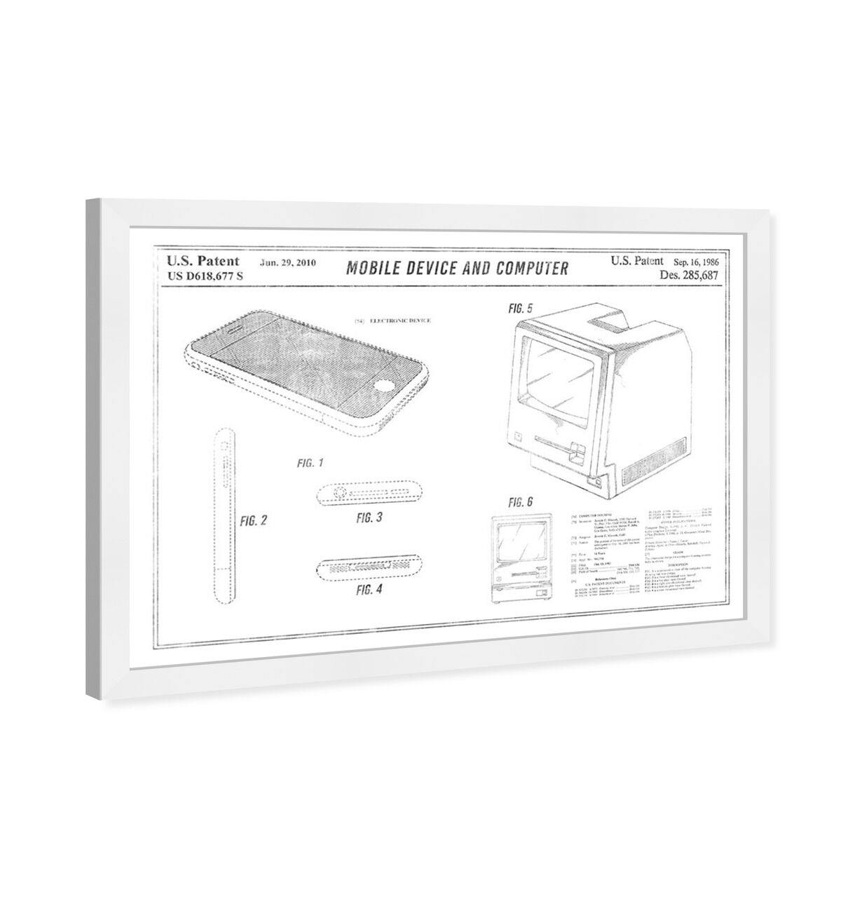 Mobile Device and Computer, Silver Foil
