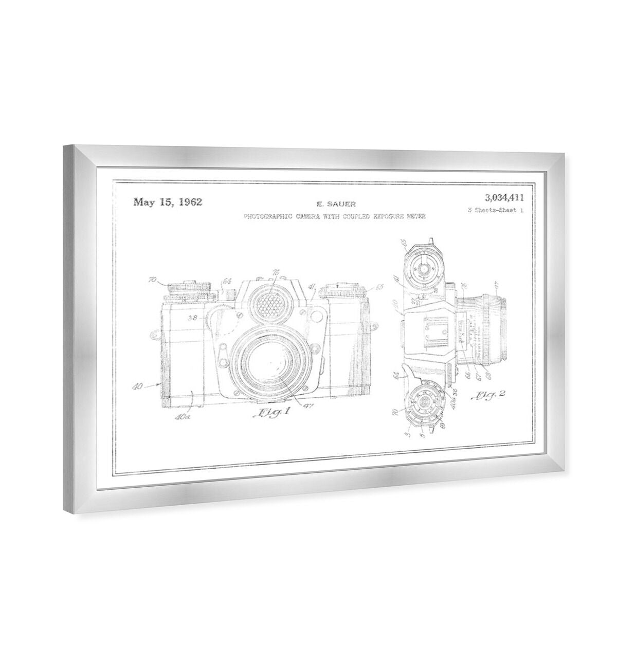 Sauer Camera 1962, Silver Foil
