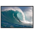 Surfer at Peahi by David Fleetham