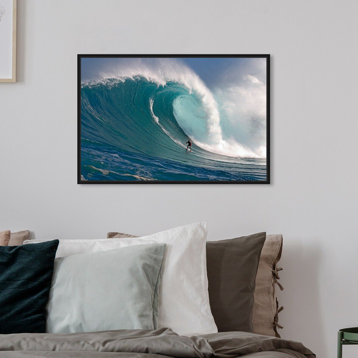 Surfer at Peahi by David Fleetham