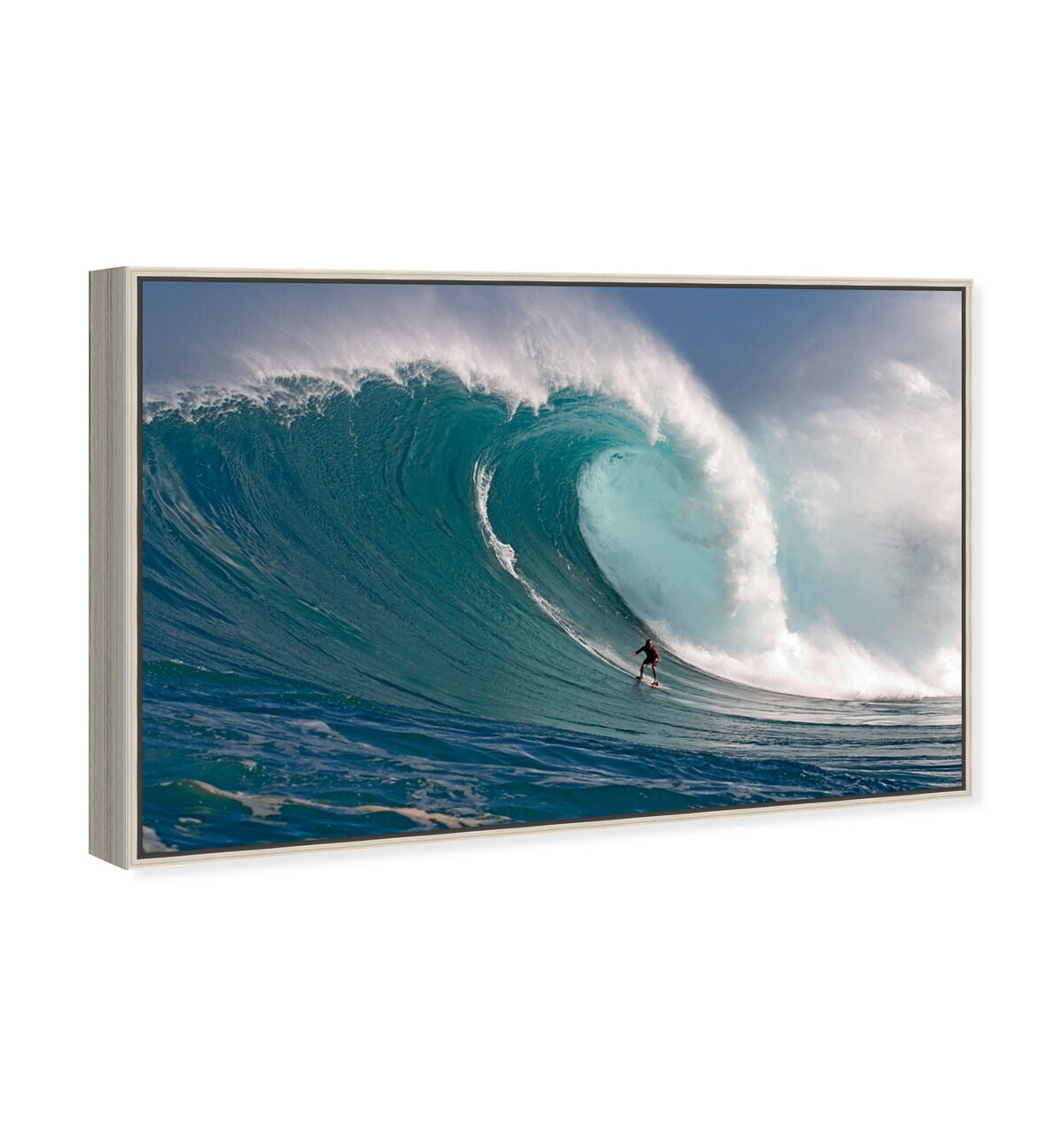 Surfer at Peahi by David Fleetham