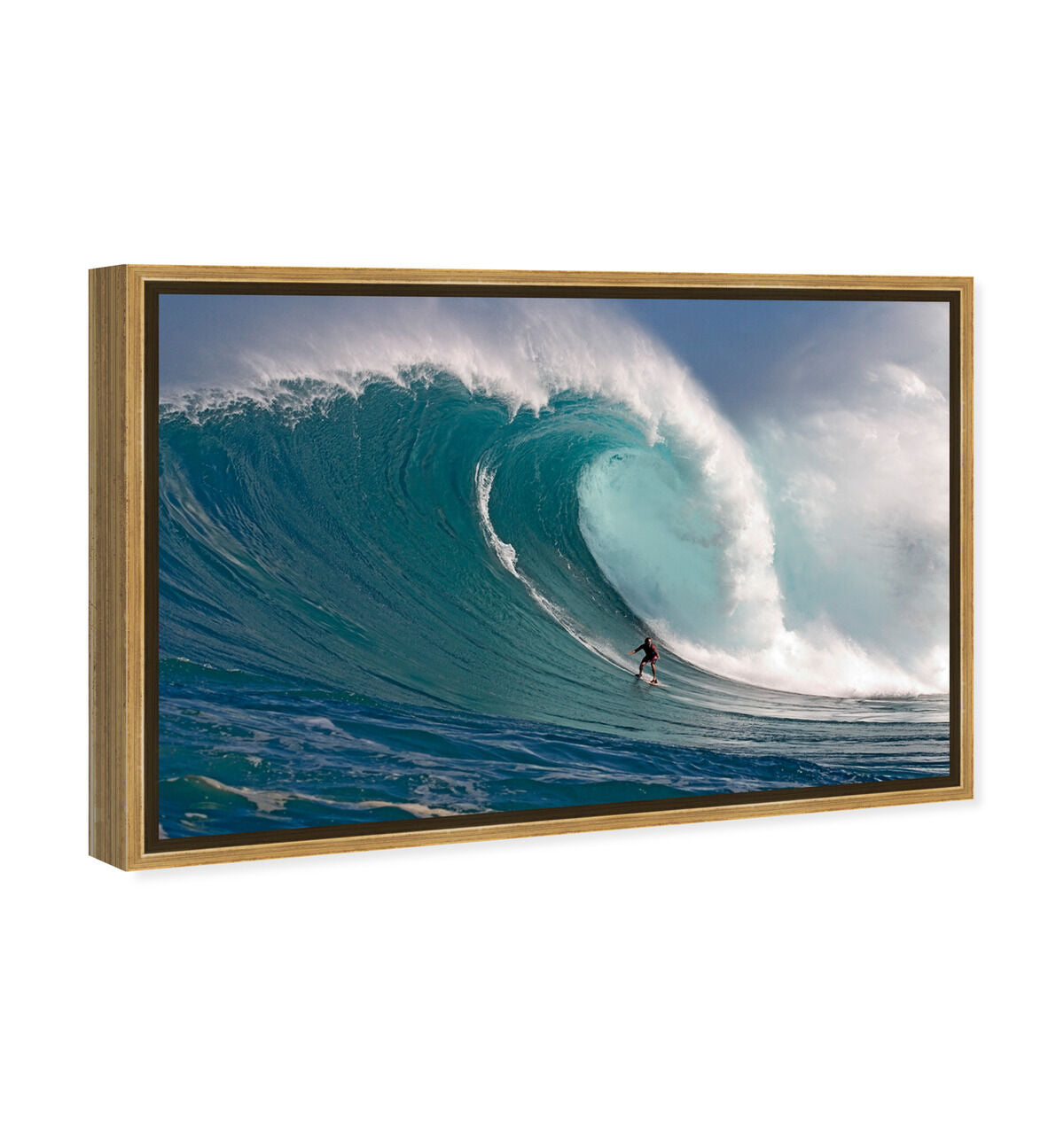 Surfer at Peahi by David Fleetham