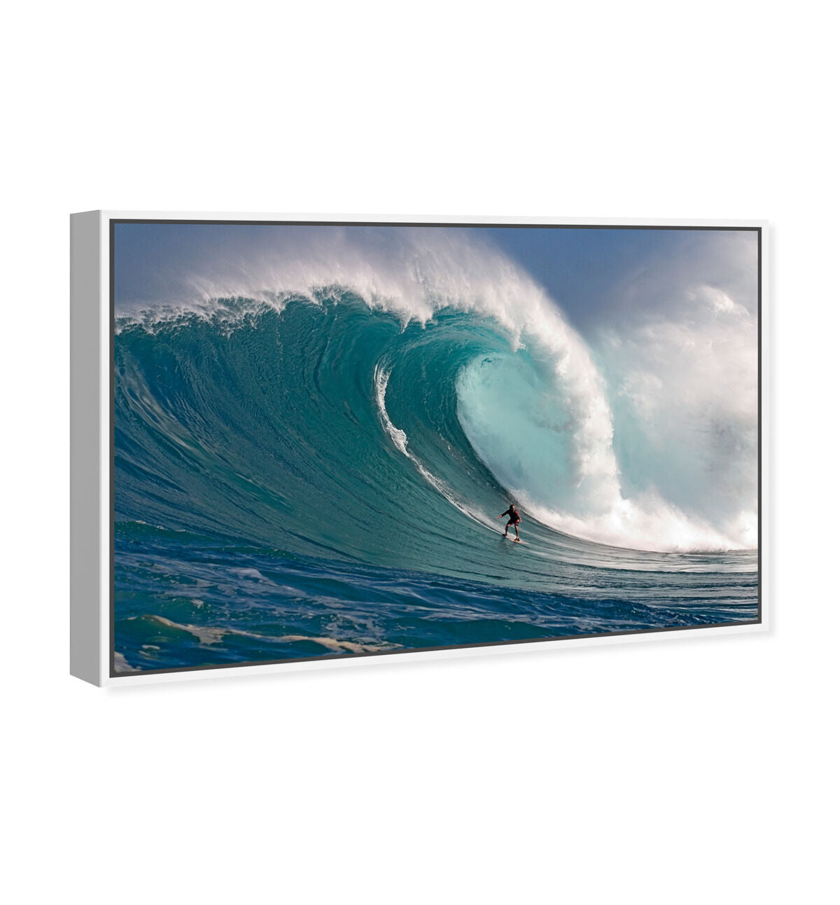 Surfer at Peahi by David Fleetham