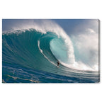Surfer at Peahi by David Fleetham
