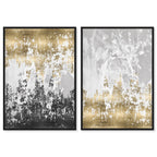 Precious Metals - Set of 2 - with hand-applied Gold Leaf