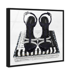 Fashion Shoes and Glam Books Silver II