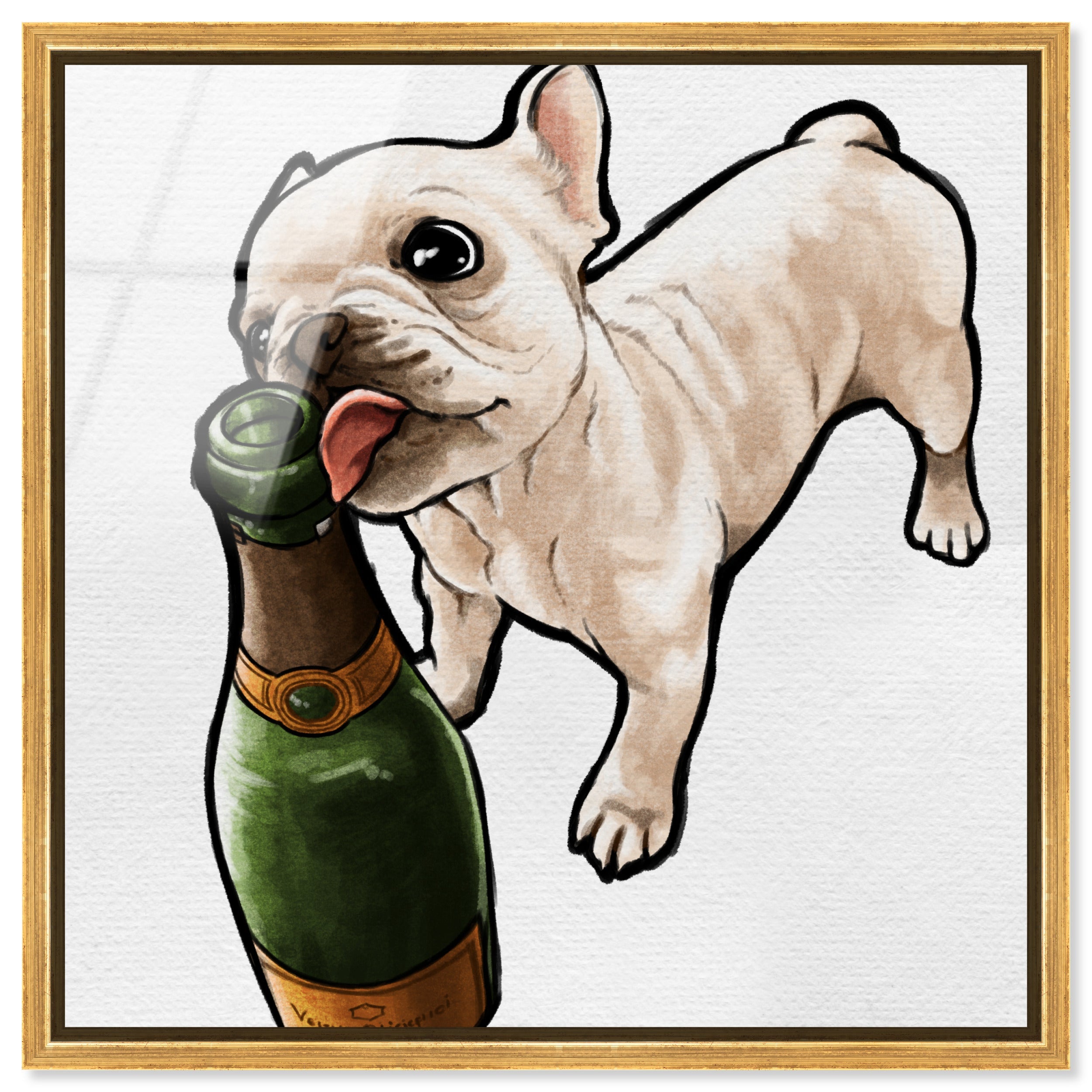 Frenchie and Bubbly