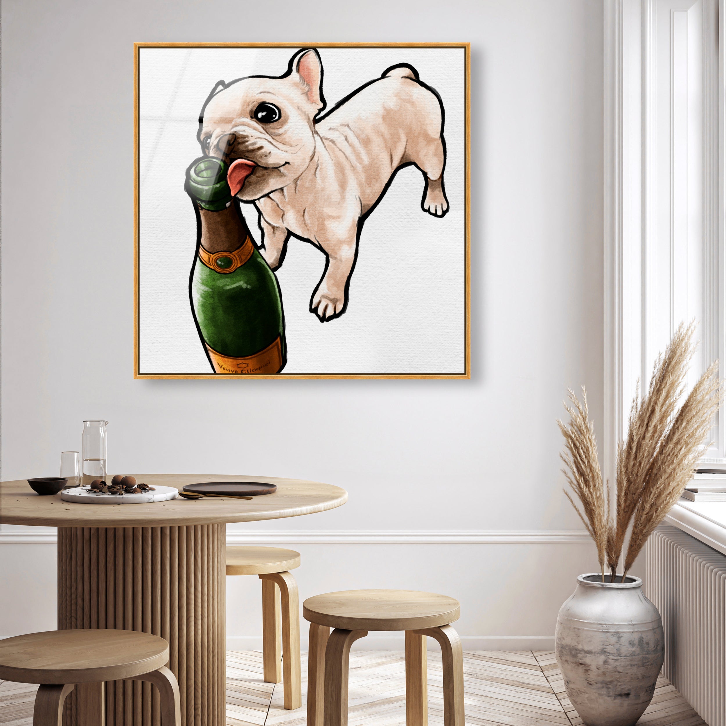 Frenchie and Bubbly