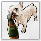 Frenchie and Bubbly