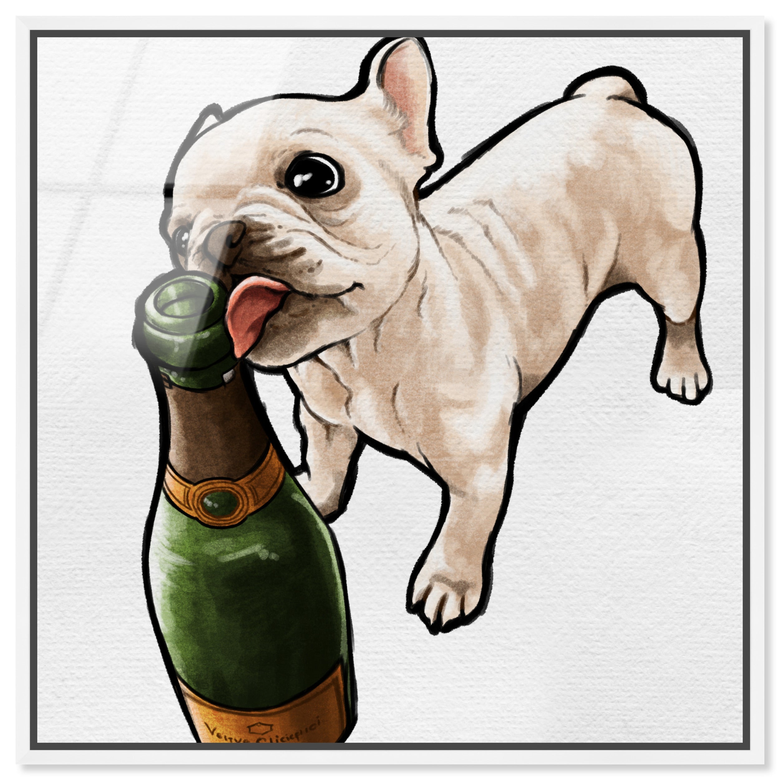Frenchie and Bubbly