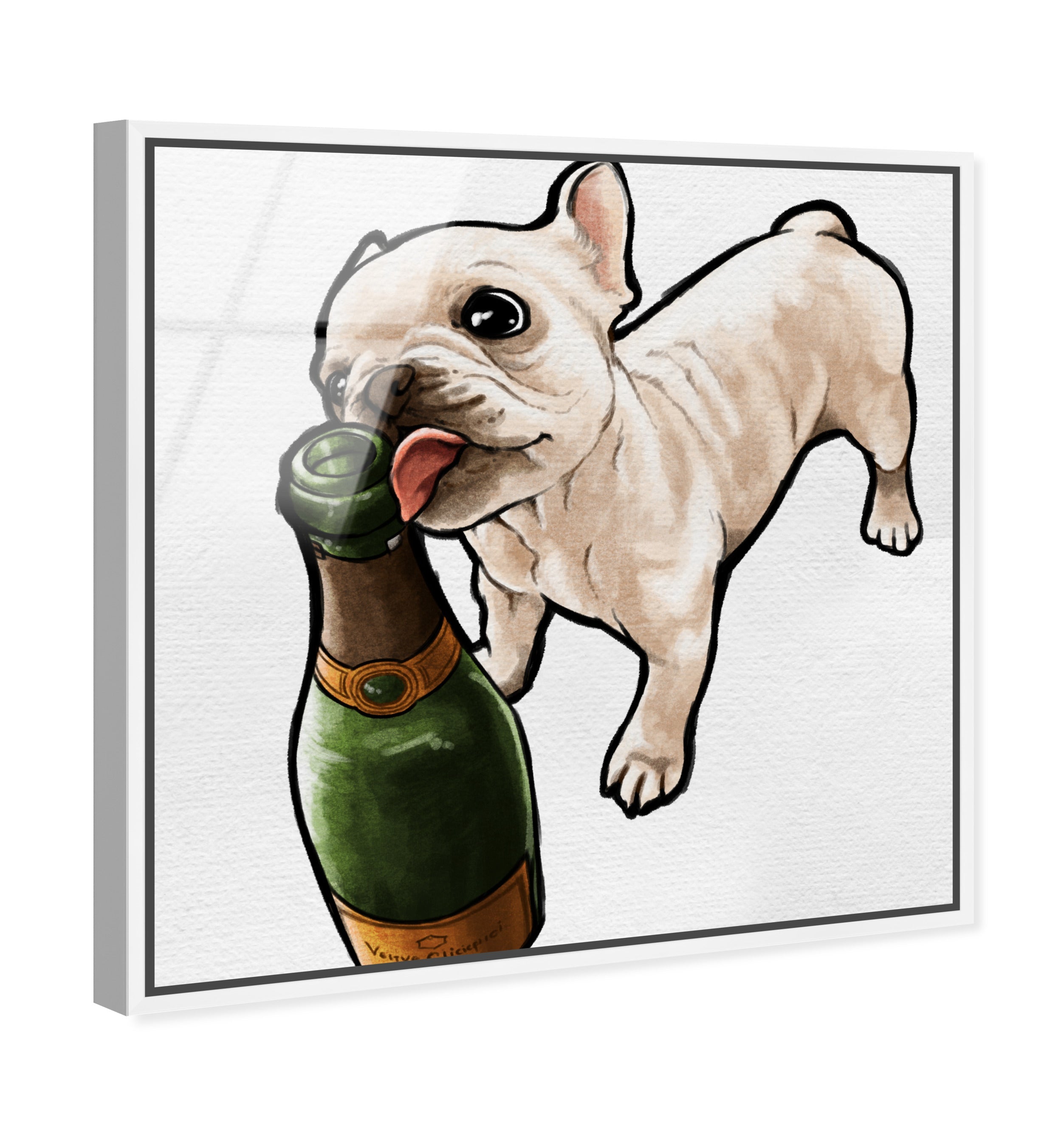 Frenchie and Bubbly