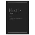 Hustle Typography I SILVER