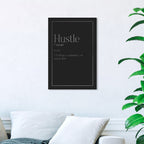 Hustle Typography I SILVER