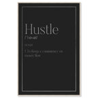 Hustle Typography I SILVER