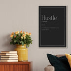 Hustle Typography I SILVER