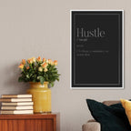 Hustle Typography I SILVER