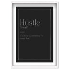 Hustle Typography I SILVER