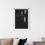 Hustle Typography I SILVER