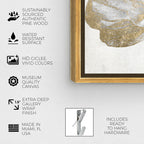 Gold and Light Floral II White: Diamond Dust™