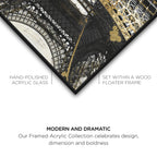 Eiffel Tower Gold Marbles