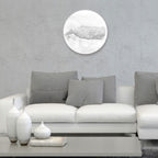 Blue Whale Silver Circle