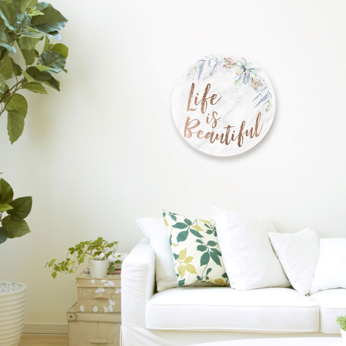 Life Is Beautiful Floral Secondary image