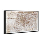 Dusty Gold Paris Map
