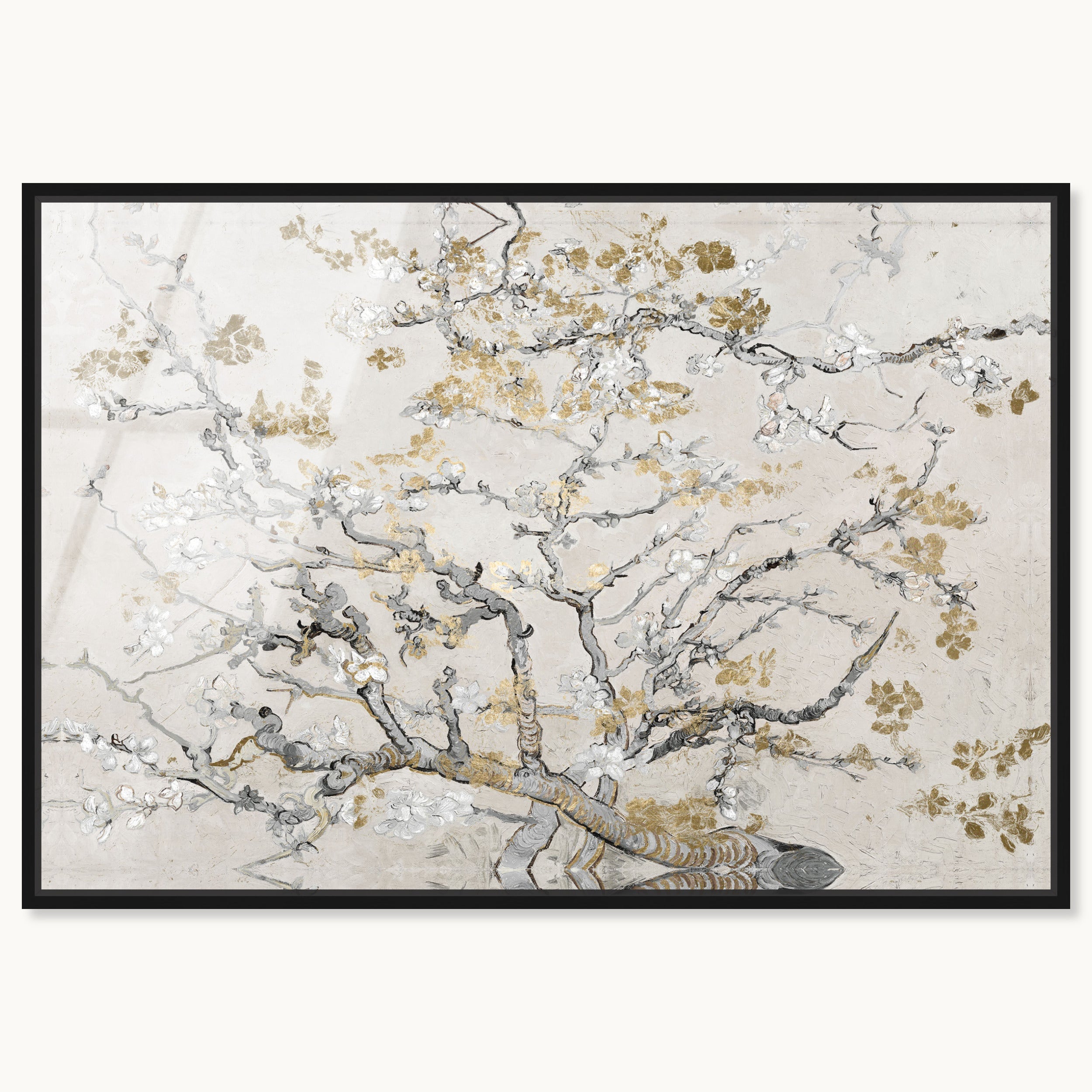 Van Gogh in Gold Blossoms Inspiration Light