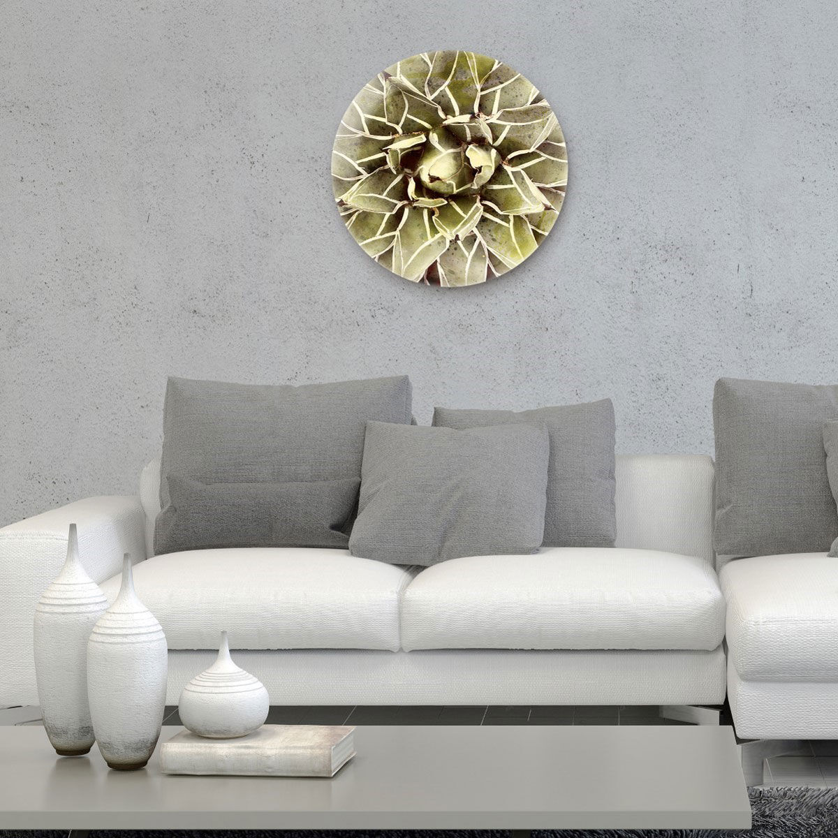 Cactus Flower Round