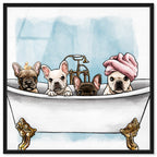 Frenchies In The Tub