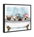 Frenchies In The Tub