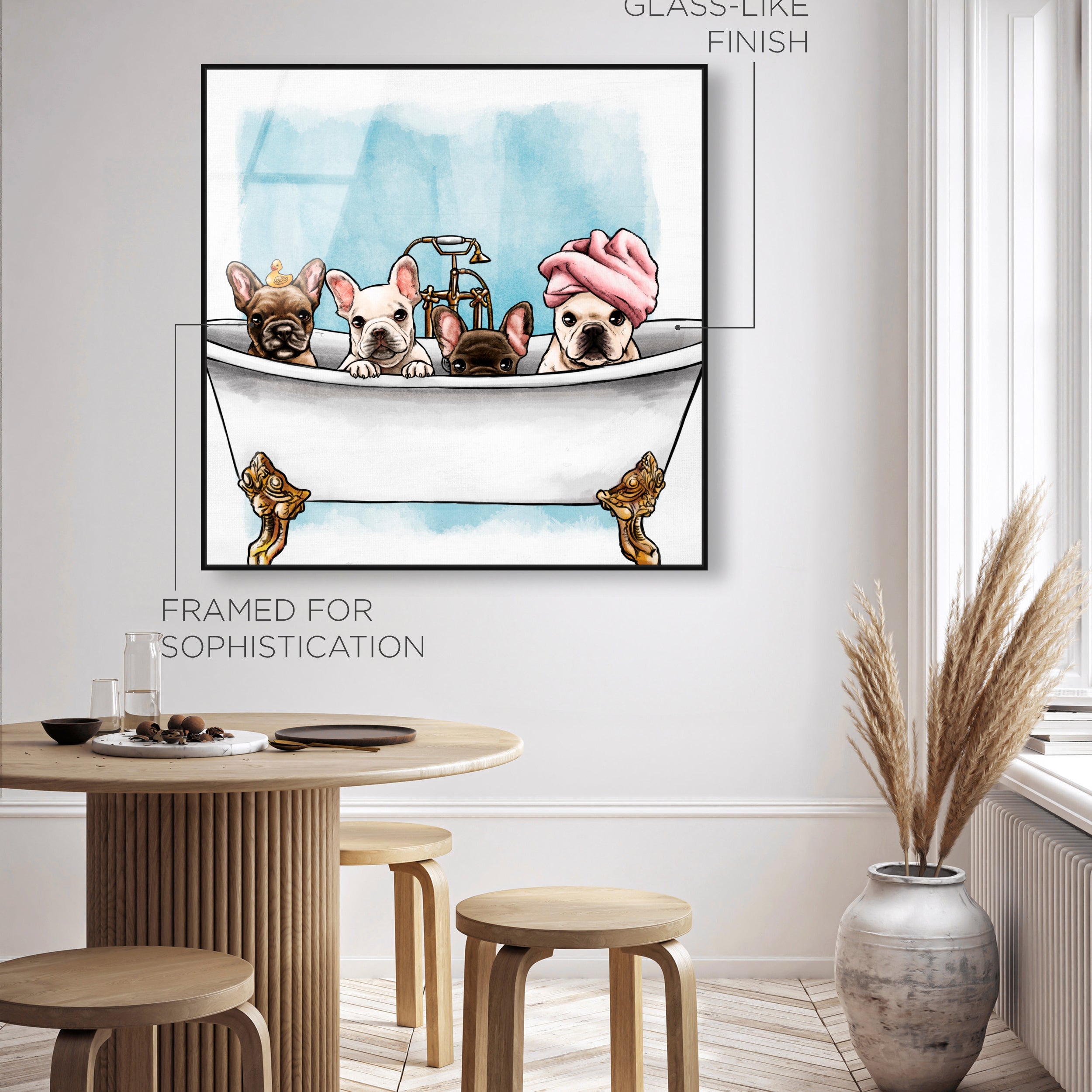Frenchies In The Tub