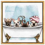 Frenchies In The Tub