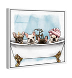 Frenchies In The Tub